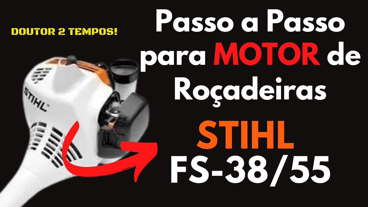 Roçadeira perdendo força STIHL FS38/55 Passo a passo completo