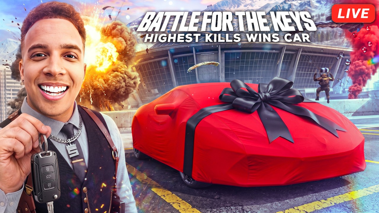 🔴 LIVE -  BATTLE FOR THE KEYS TOURNAMENT! - MOST KILLS WINS A CAR!