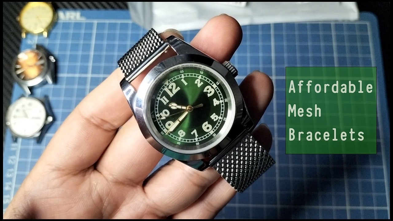 I got these Mesh Bracelets online. #customwatch  #watchbracelet