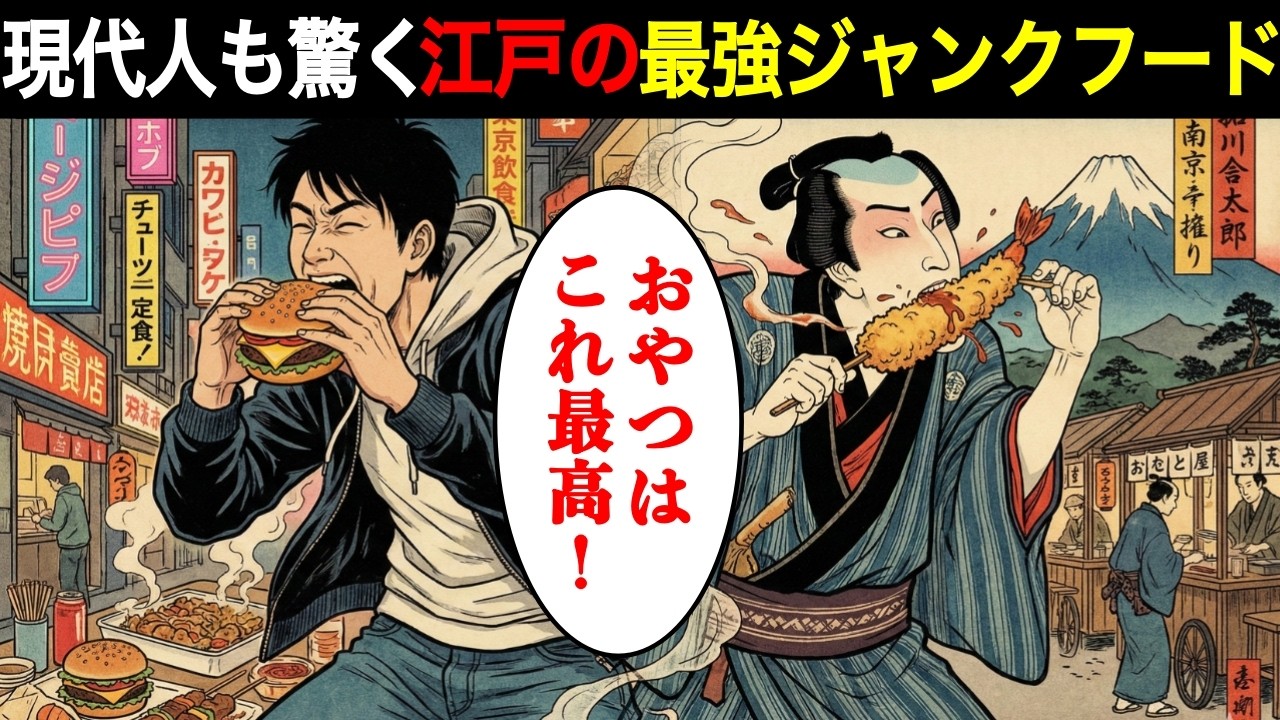 江戸のポテチ！？現代人も驚愕する「最強のジャンクフード」の正体がやばすぎる…