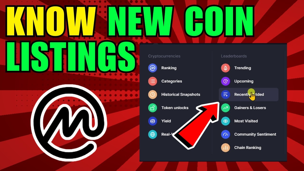 How To Know New Coin Listings On CoinMarketCap (2026) (Complete Guide)