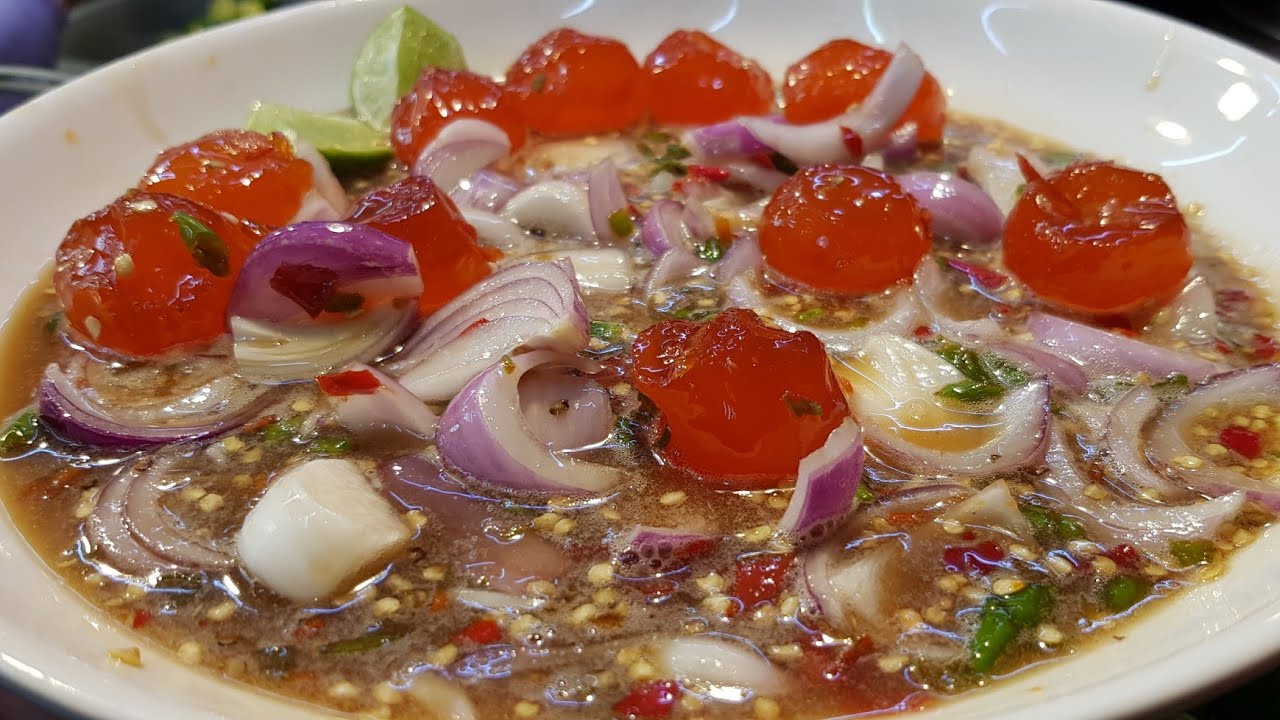 ยำไข่แดงเค็มโคตรน่ากิน ร้านอาฟเตอร์ยำ พัทยา After Yum Thailand