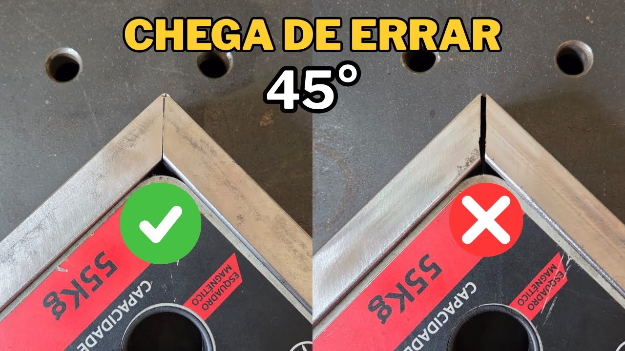 Erro Comum no Corte 45° — Veja Como Evitar!
