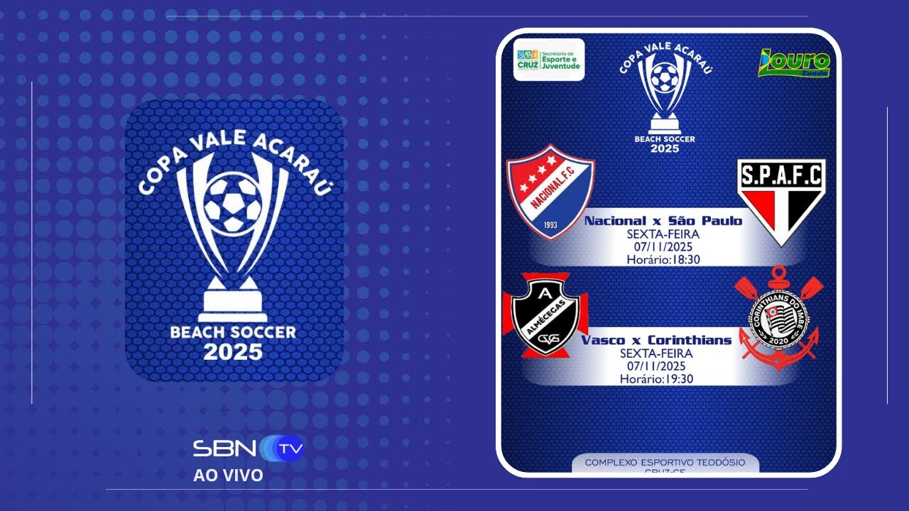 COPA VALE ACARAÚ DE BEACH SOCCER - QUARTAS DE FINAL