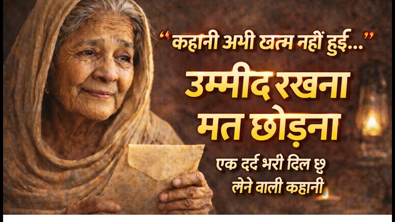 उम्मीद रखना मत छोड़ना | एक दर्द भरी दिल छू लेने वाली कहानी|Grandmother Message |