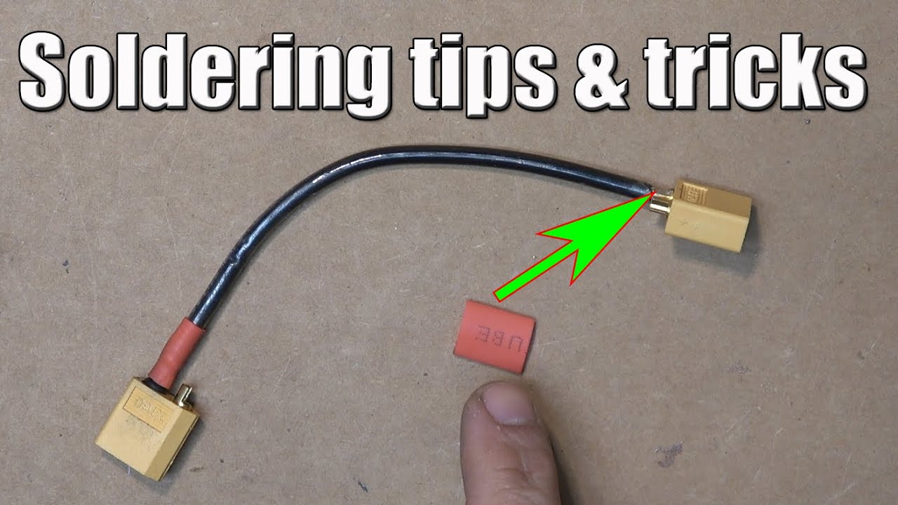 Soldering tips & tricks: how to put in a heat shrink tubing when you already soldered the wires