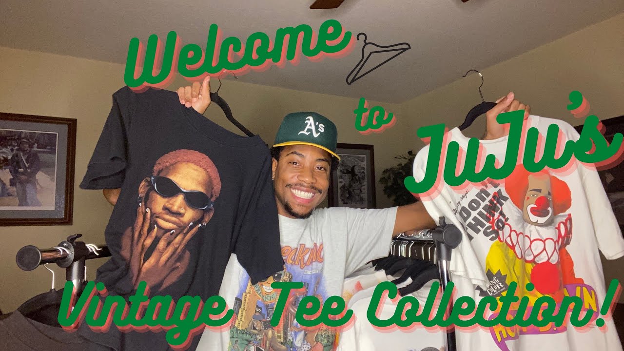 MY ENTIRE VINTAGE TEE COLLECTION! (Rap Tees, R&B, Black History, Politics...)