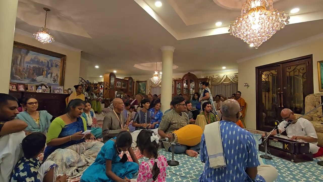 Kirtan by Bhadra Dasa at ISKCON Trinidad 