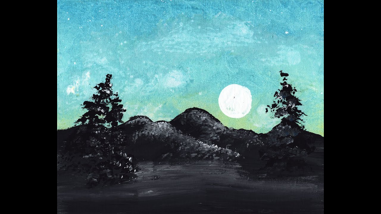 How to Paint an Acrylic Landscape for Kids