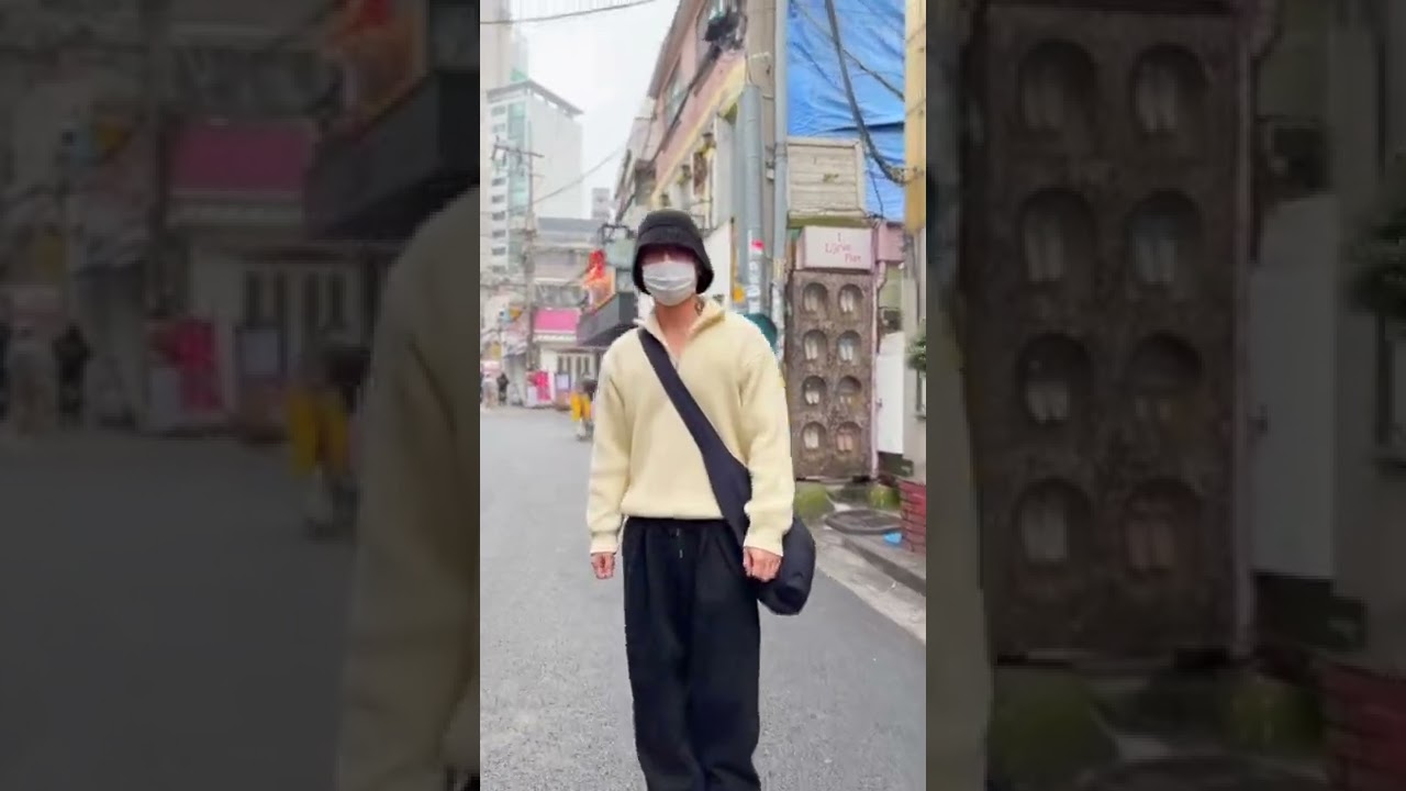 Korean street fashion in Hongdae