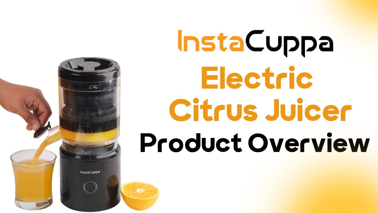 How to Use the InstaCuppa Electric Citrus Juicer &ndash; Quick & Easy Juicing Guide! 🍊✅