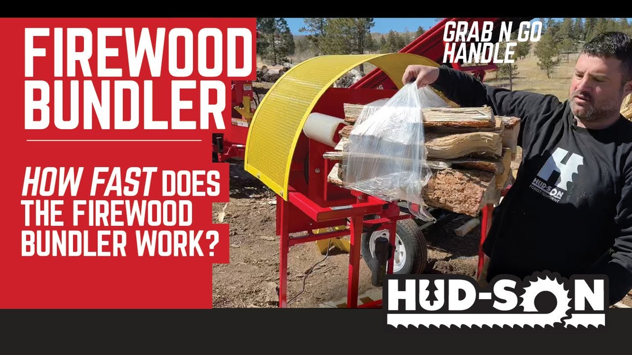 How Fast does the Firewood Bundler work from Hud-Son?