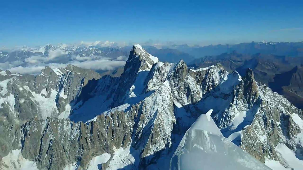 A bord du Phoenix dans le massif du Mont-Blanc