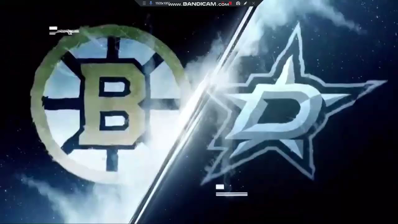 NHL Hockey on TNT Sports intro Boston at Dallas