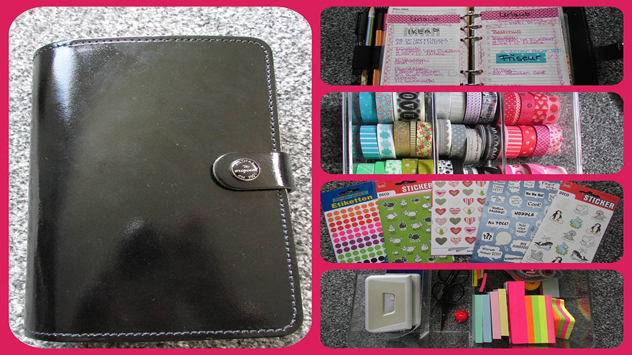 Mein Filofax - Setup, Organisation, Washi Tape, Sticky Notes, Divider *deutsch*