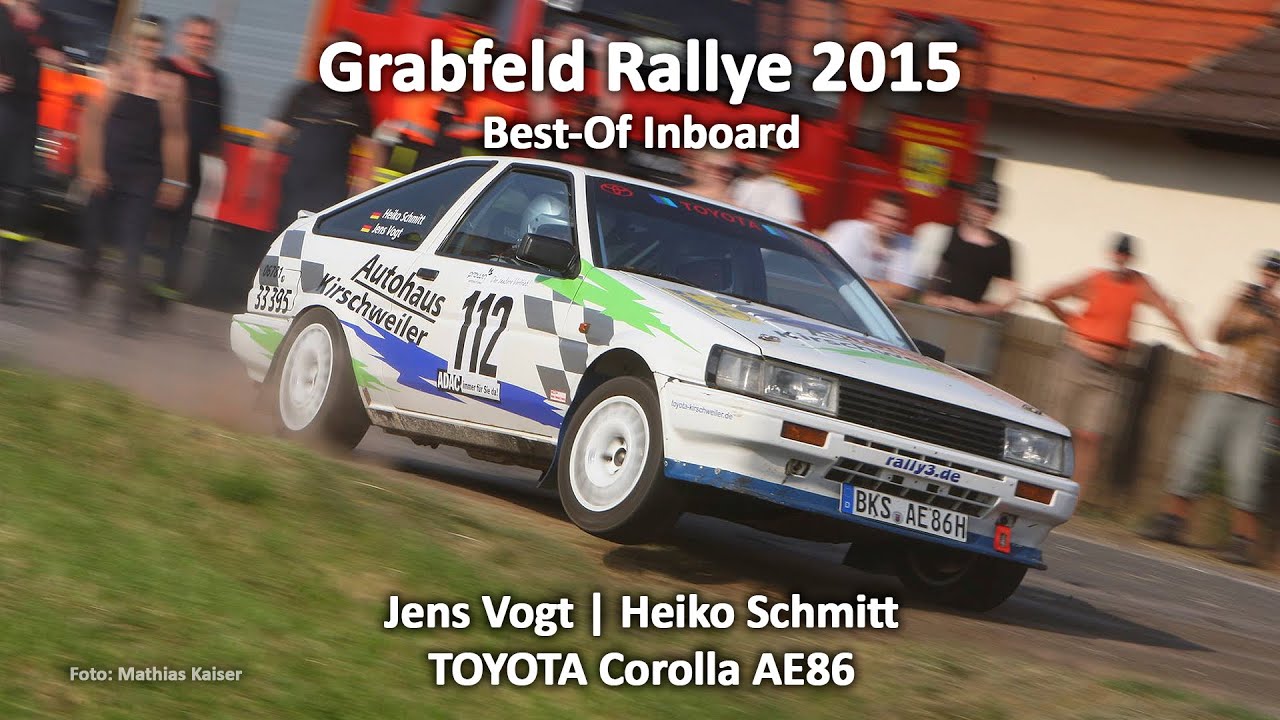 Grabfeld Rallye 2015 :: Inboard Vogt/Schmitt :: Toyota Corolla AE86