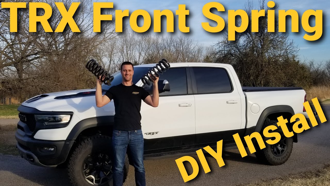 RAM TRX Front Spring Swap DIY Install Guide