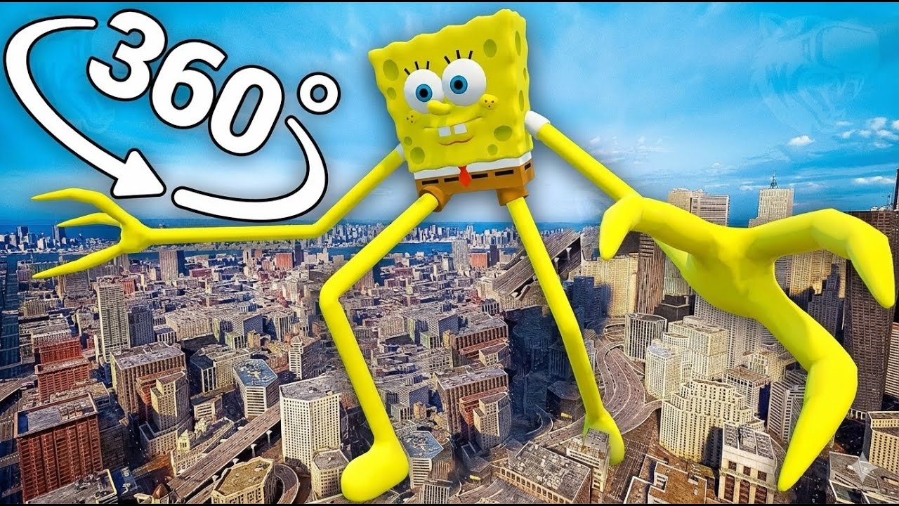I found new spongebob Roblox Innyume Smiley's - City in 360° Video