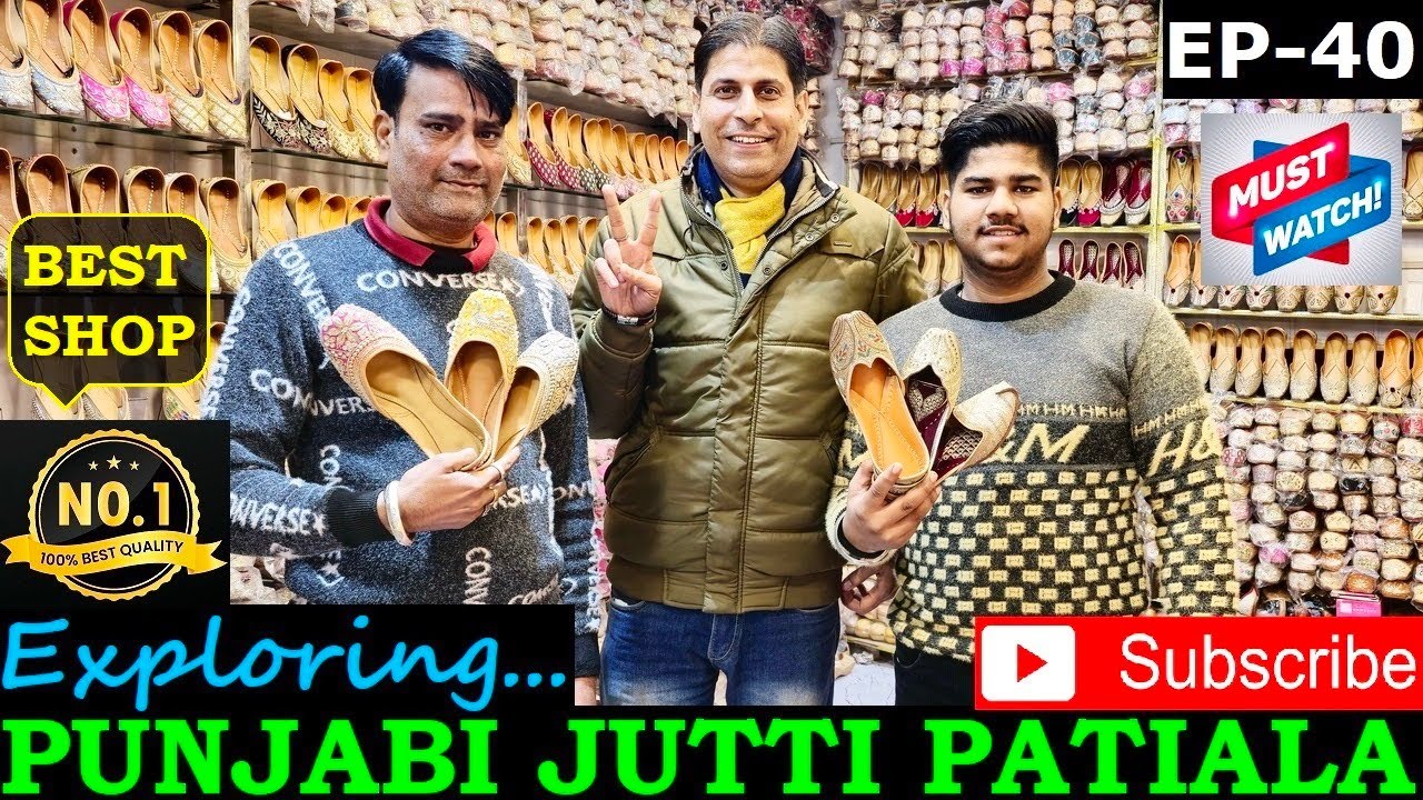 Punjabi Jutti Patiala | Jutti WholeSale Market Patiala | Jutti Haul | Safarnama Exploring World