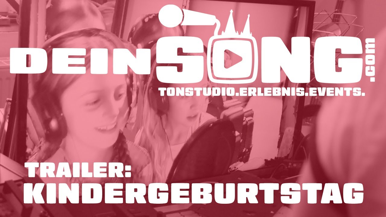 DEIN KINDERGEBURTSTAG im TONSTUDIO