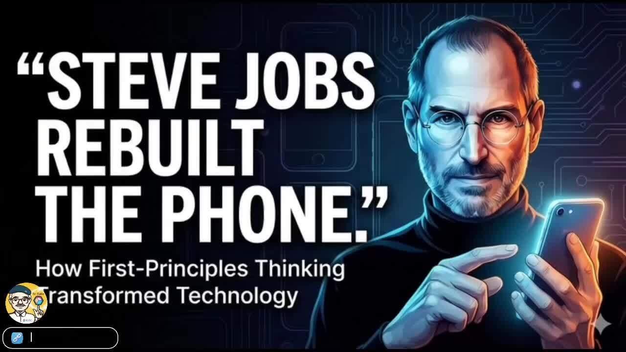 Steve Jobs and the iPhone | First Principles Explained | TACTBIT