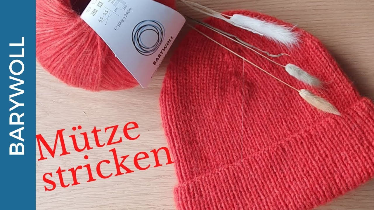 EINFACHE MÜTZE STRICKEN | ANLEITUNG 
