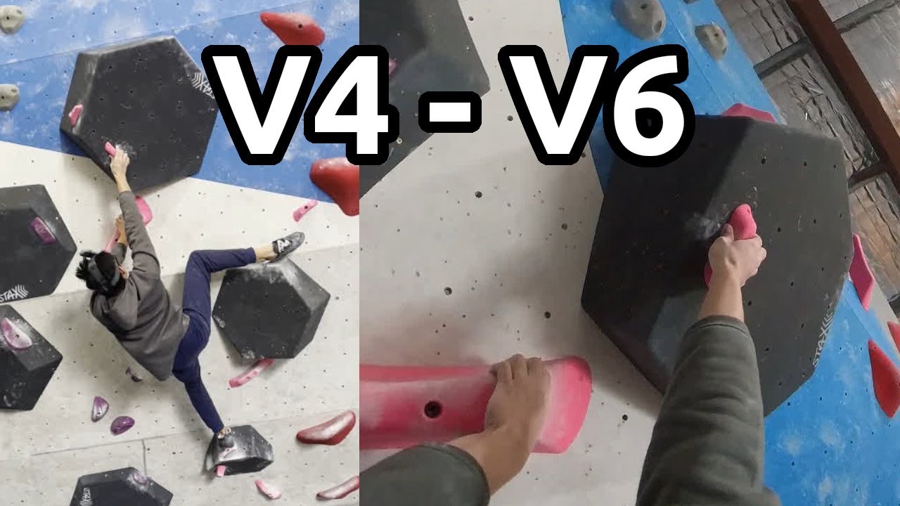 Climbing V4 to V6 Boulders! | POV Bouldering Session