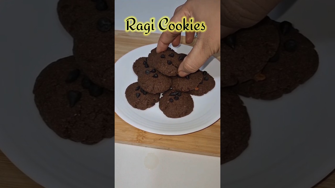 Healthy Ragi Cookies Recipe | No Maida, No Egg, No Oven | @CookWithRupali