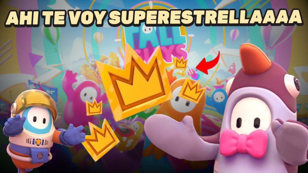 AHI VOY SUPERESTRELLA, LLEGAMOS A BRONCE 2 EN FALLGUYS DÍA 3#
