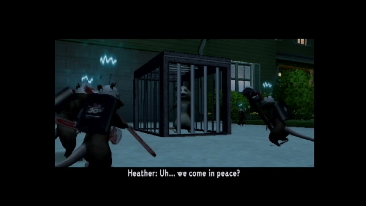 Over the Hedge (GameCube) - Walkthrough Part 5  - Projector Heist