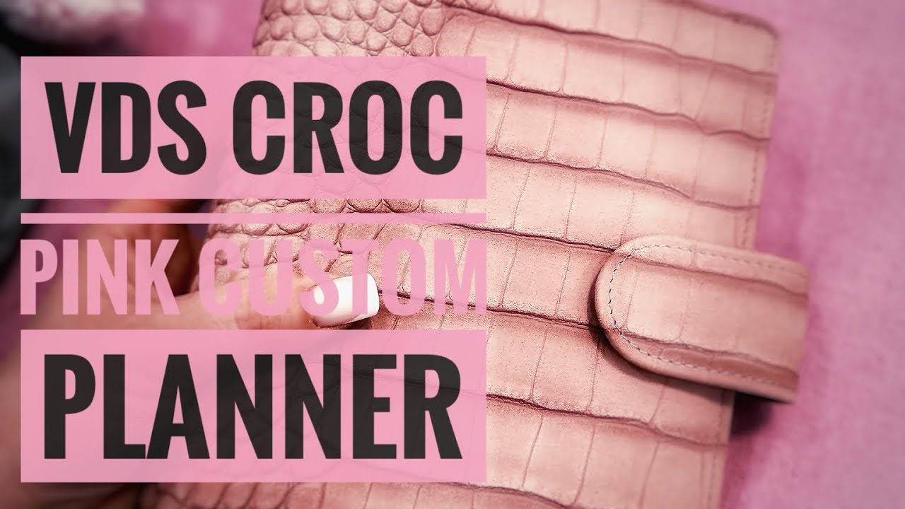 Customer service VDS croc pink planner 