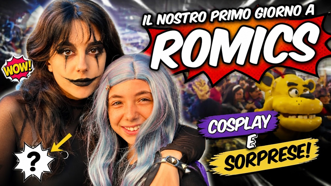 Andiamo a Romics: immersione tra fumetti, cosplay e giochi!
