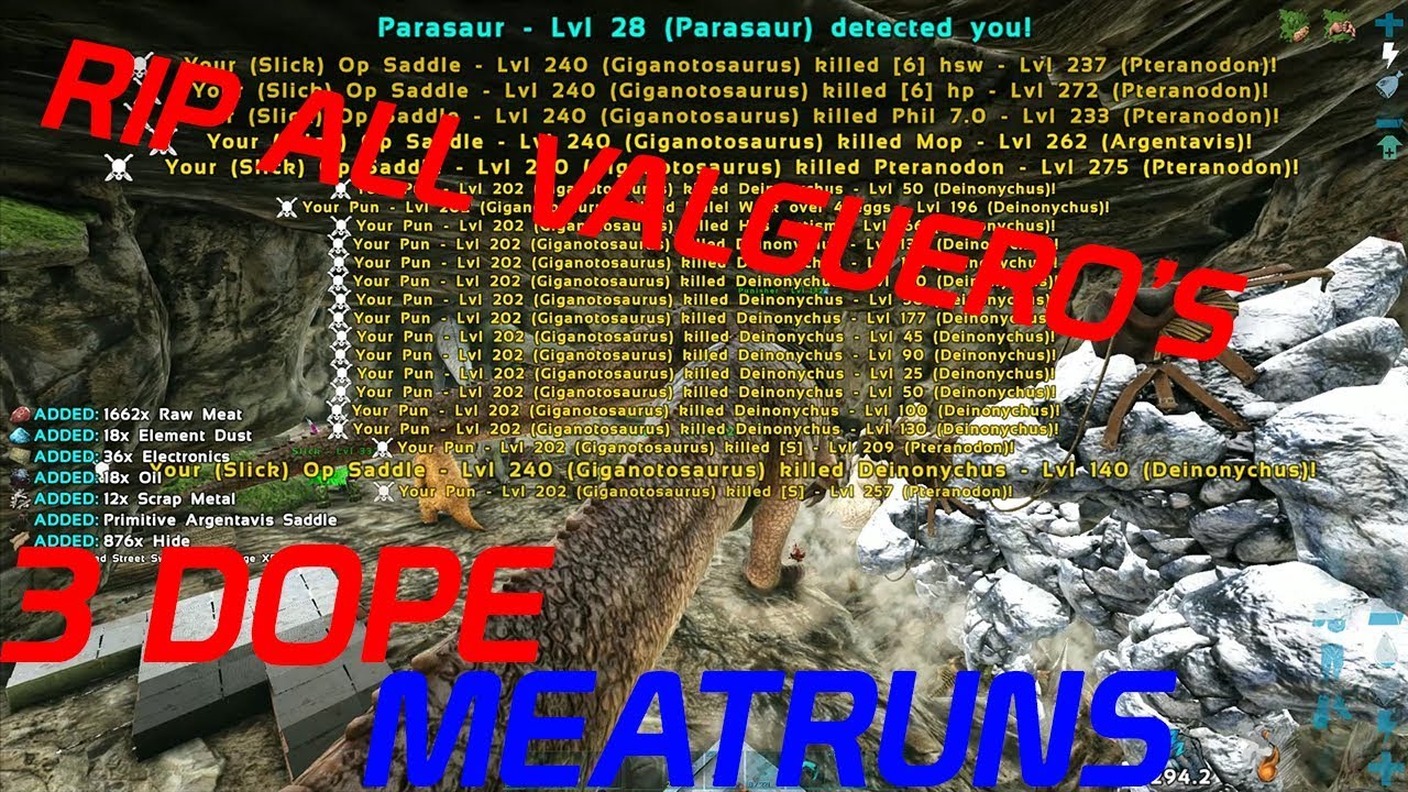 Online Meatrunning 2 Valguero Bases | Small Tribes PvP