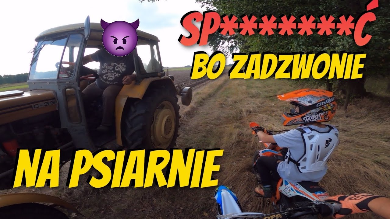 ANGRY PEOPLE / Dzwonię po PSIARNIE / Sp*******ć stąd  Młody Dawid / MRF 140 / X motos 125