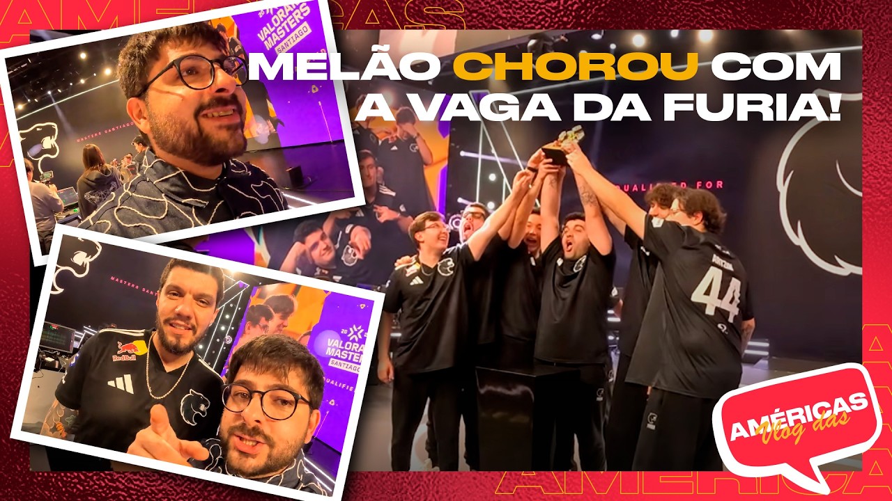 FURIA garante vaga no Masters Santiago e faz MELÃO CHORAR 🥹 | Vlog das Américas
