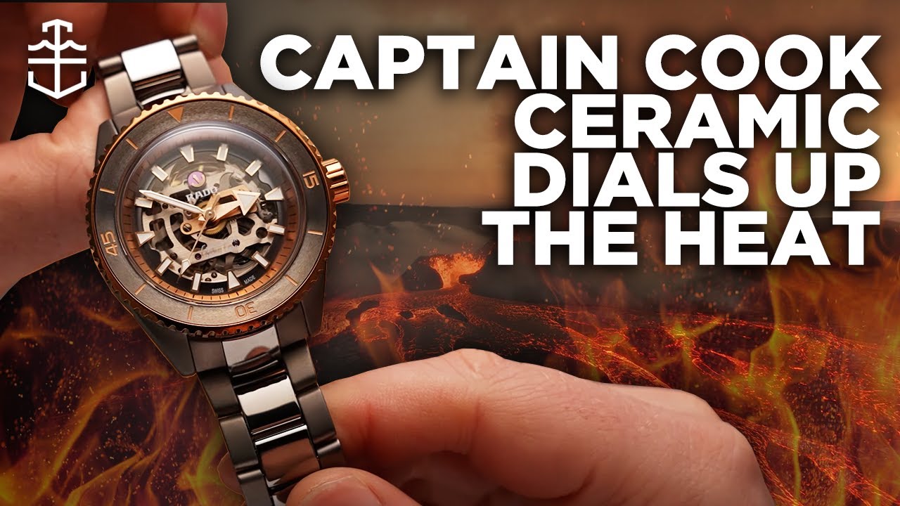 Rado Captain Cook Skeleton is in High-Tech Ceramic