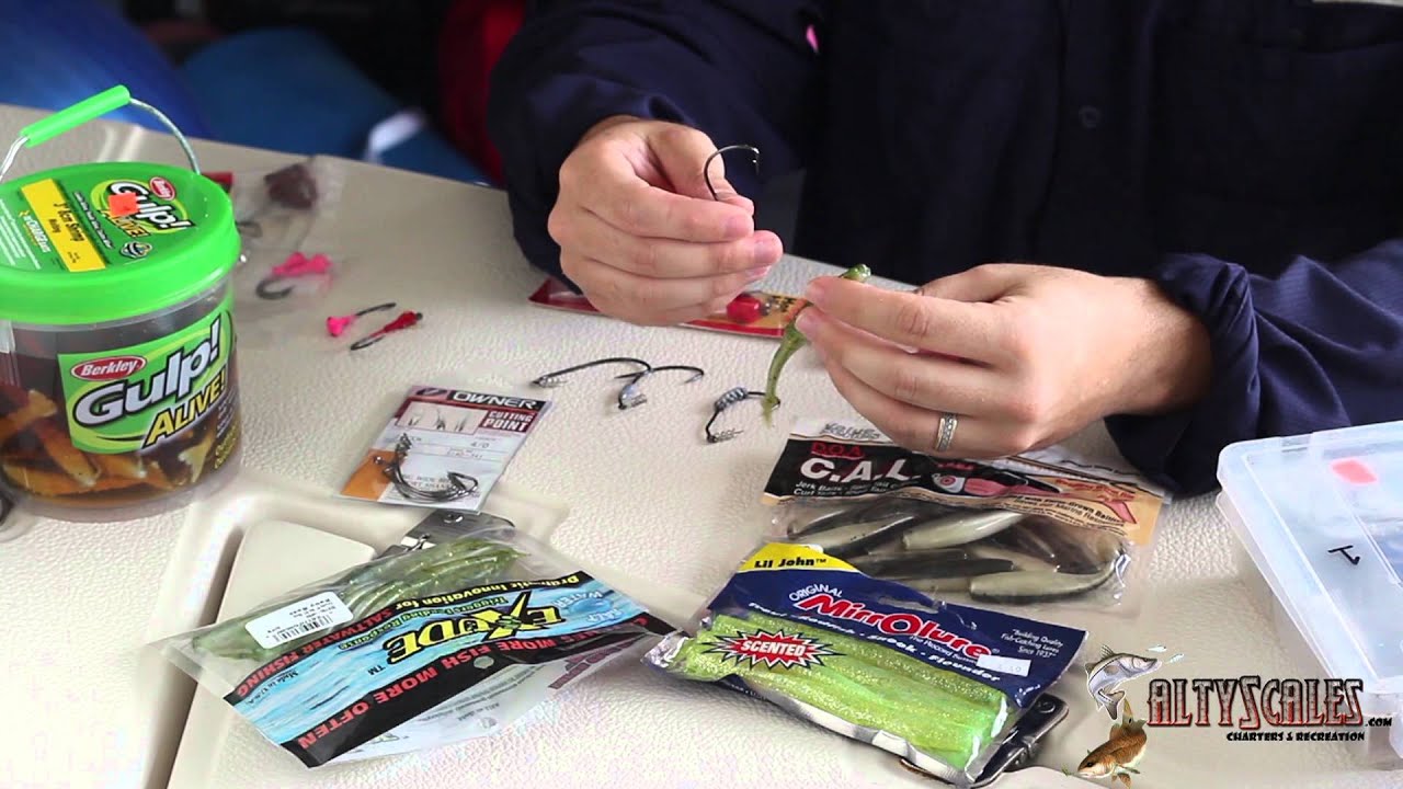 How to Rig Soft Plastic Fishing Baits