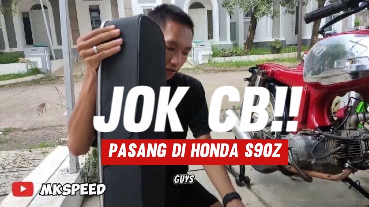 Ganti jok Honda S90z Astro Boy dengan jok Honda CB guys icikiwir sayang