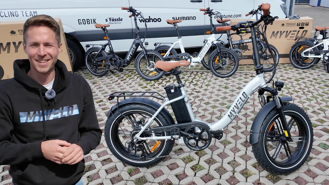 E-Bike MYVELO RIO zugelassenes E-Klapprad für Wohnmobile 2025