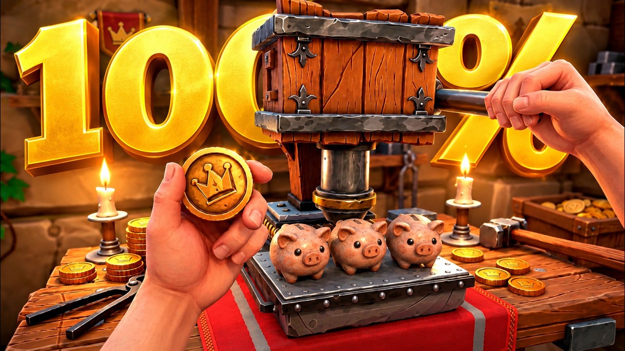 I 100% completed Coin Maker Simulator.