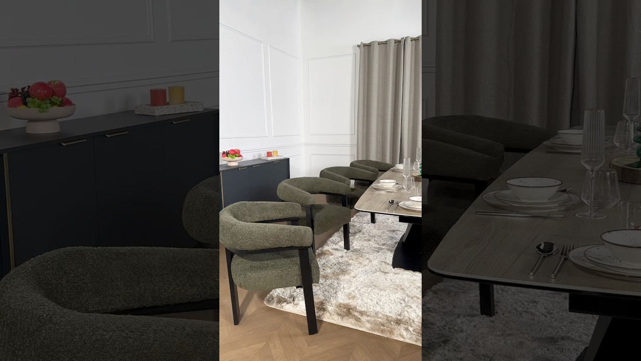 Tes chaises sont magiques ! 😉#venteunique #salle&agrave;manger #chaises #table  #design #shorts