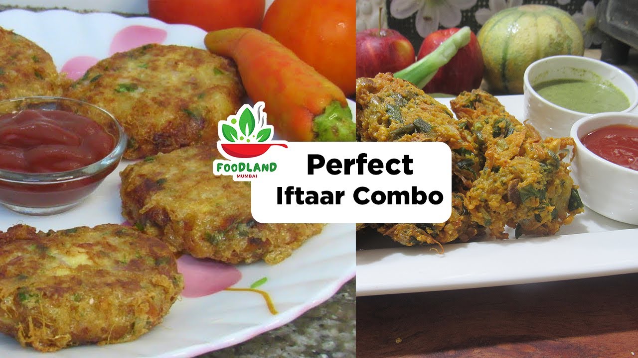The Perfect Recipe Combo for Your Iftar | Ramadan Special Veg Onion Pakoda and Chicken Cutlet Recipe