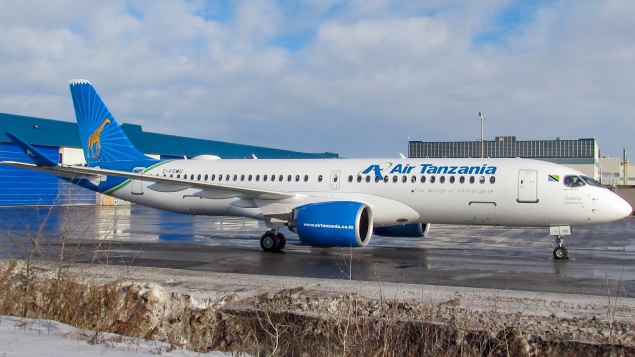 Air Tanzania's FIRST Airbus A220-300 (BCS3) Departing, Go Around & Landing in Montreal (YMX/CYMX)