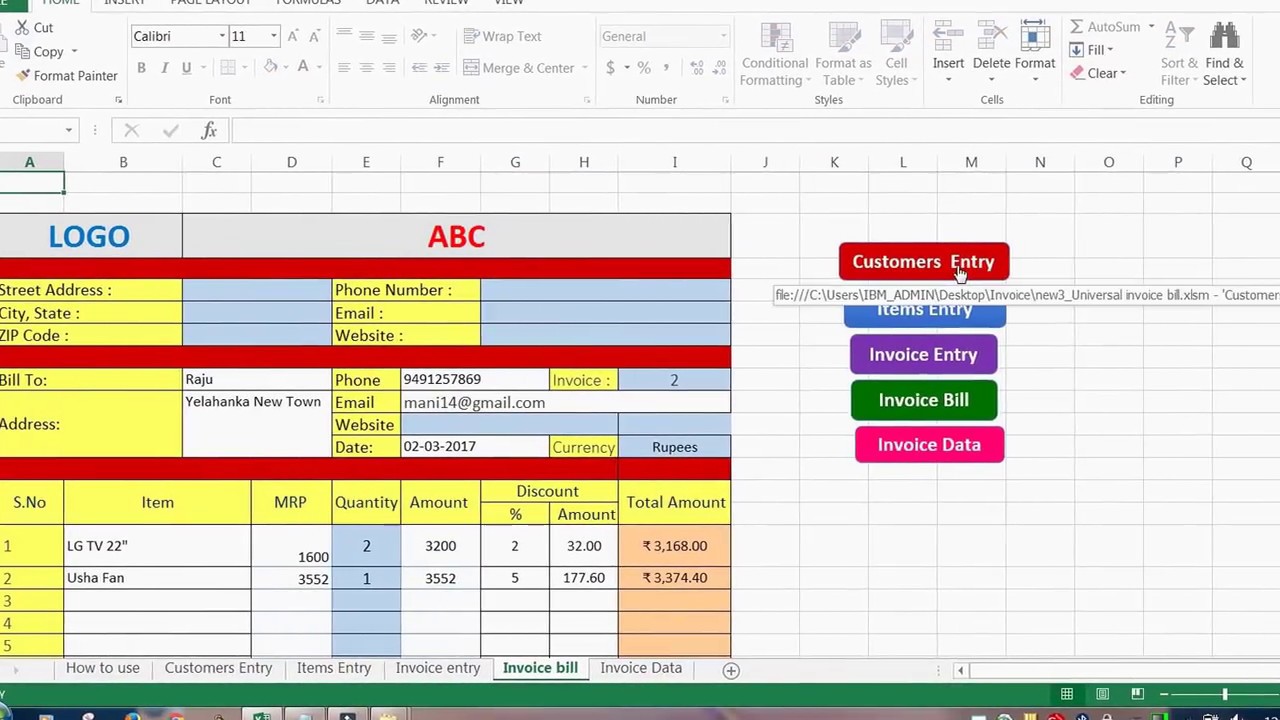 Invoice billing software generator with GST compliance