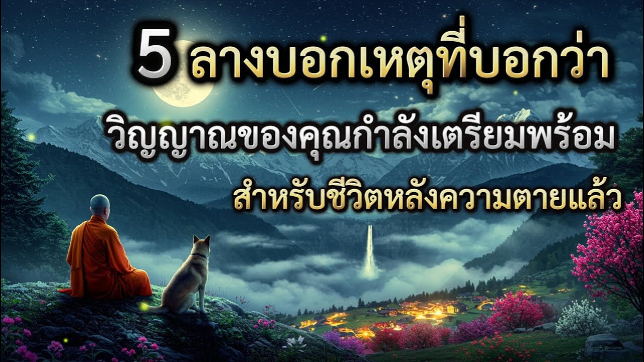 5 ลางบอกเหตุที่บอกว่าวิญญาณของคุณกำลังเตรียมพร้อมสำหรับชีวิตหลังความตายแล้ว