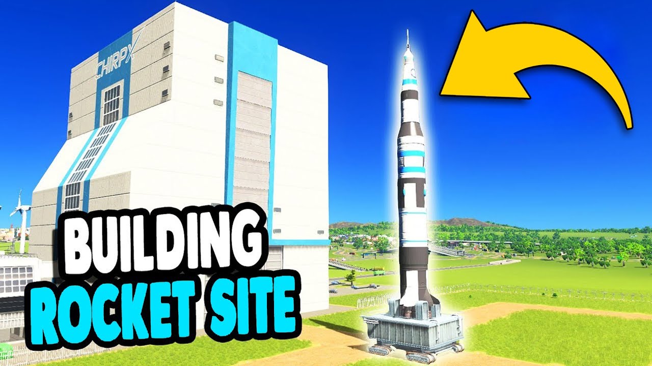 Building ULTIMATE ROCKET CITY & LAUNCH BASE Space Center in NEW CITY | Cities: Skylines Gameplay