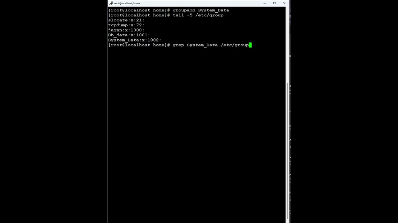 Red Hat Linux - how to create a group in Linux -  with the groupadd command in Red Hat Linux OS