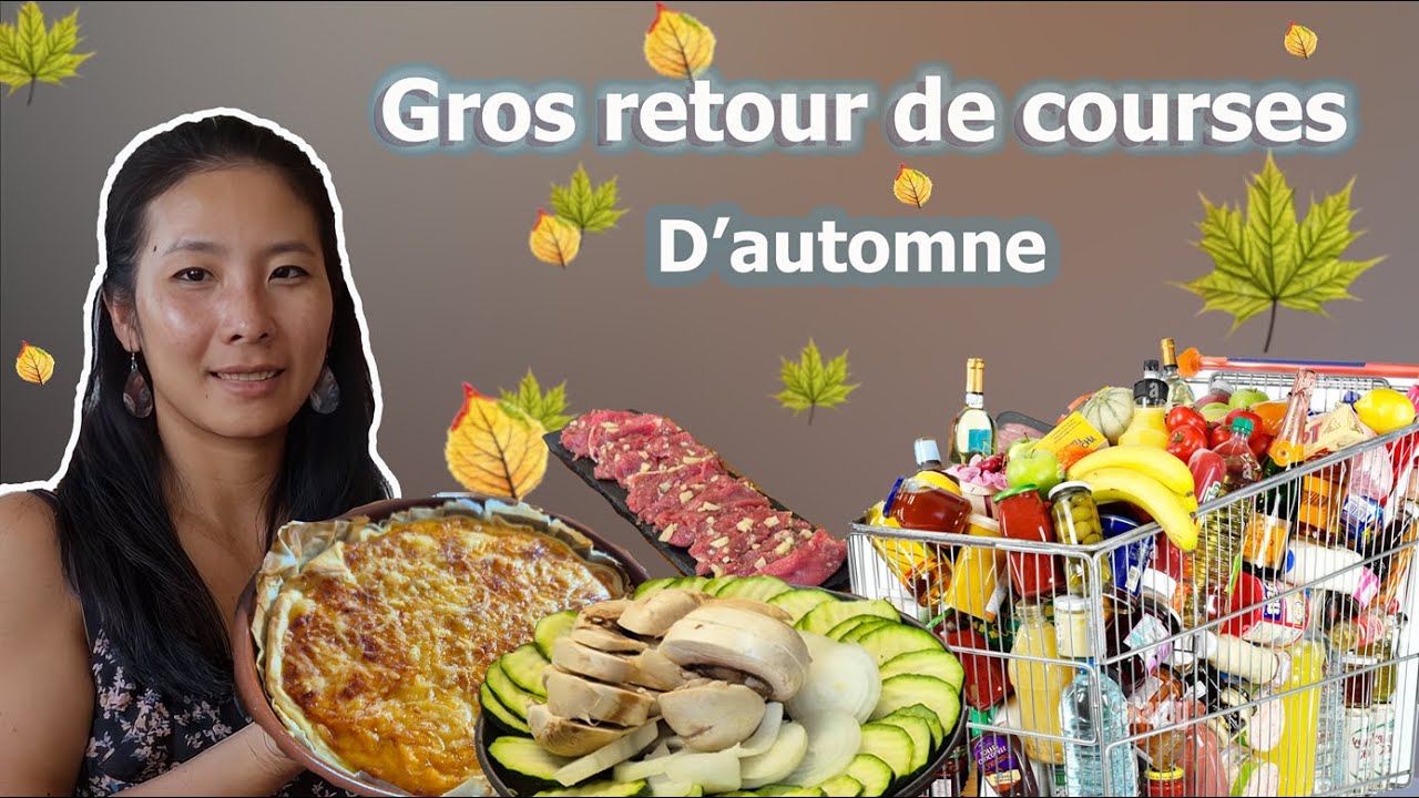 Gros retour de courses d'automne, Poulet rôtis, Tarte au potimarron, Grillade, fais maison