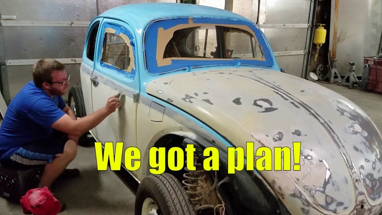 71 Volkswagen Beetle - DIY $50 Paint Job - Progress & Plan - classic restoration giveaway