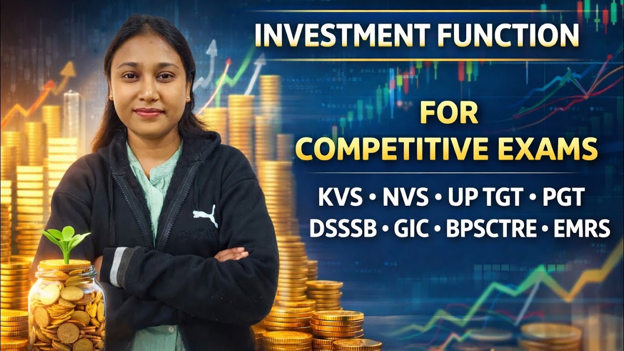 ||Investment Function||Macro Economics series(Class-24)#kvsnvs#tgtpgt#dsssb#giclecturer#bpscteacher📊